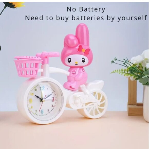 My Melody Bicycle Alarm Clock Operates on Battery NWT - Picture 2 of 3